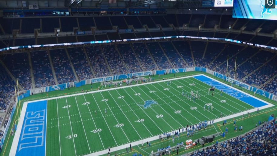 detroit lions field turf