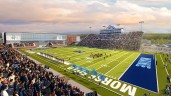 After a Decade of Play, University of Maine Replace Football Field with New FieldTurf