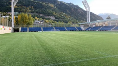 Andorra National Stadium with FieldTurf's turf installed
