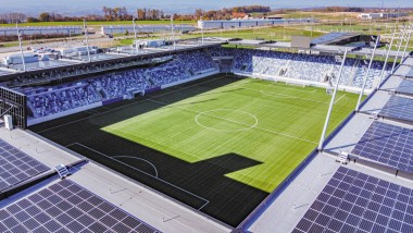 FC Lausanne with FieldTurf's turf installed