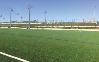 FC Barcelona's field made with FieldTurf's turf