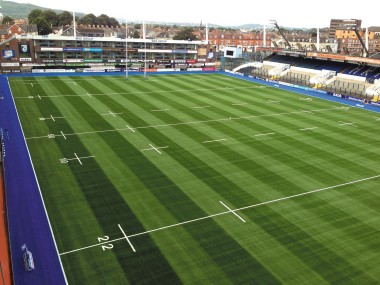 Cardiff Blues rugby field