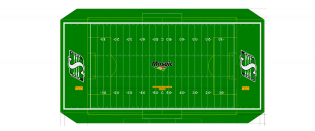 FieldTurf Installation Begins at New Mosaic Stadium