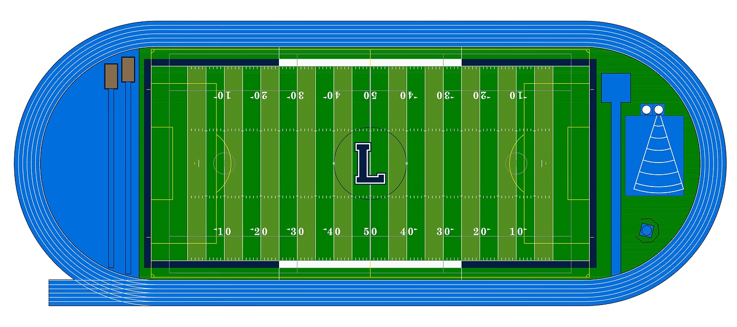 high school track layout