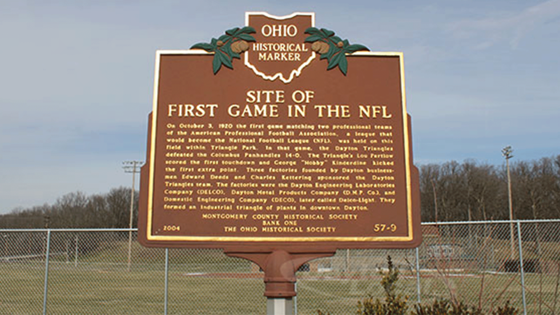 Dayton Celebrates The Centennial Of The Very First NFL Game