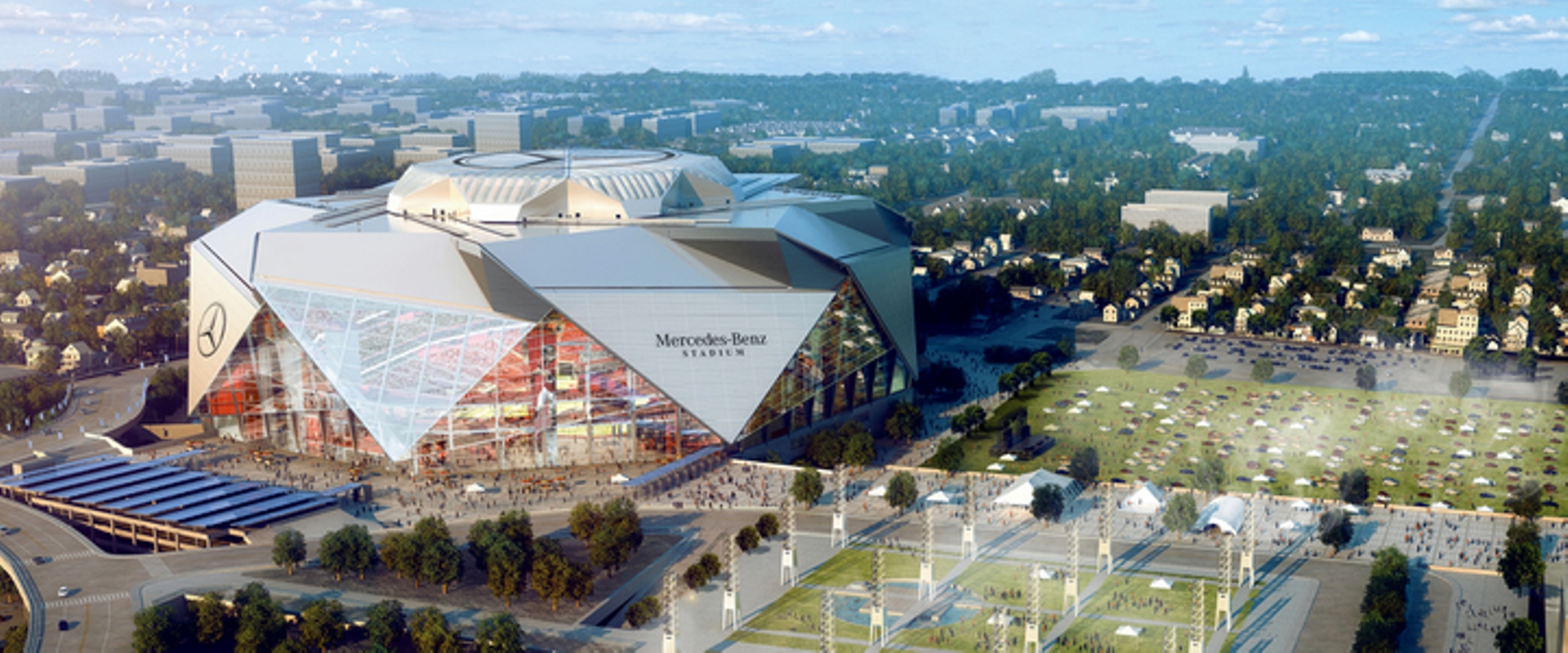 Mercedes-Benz Stadium will add on-field terraces for Falcons, Atlanta United